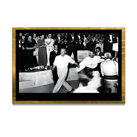 Gazi Mustafa Kemal Atatürk ÖZEL SERİ^# Miyrem  Design Cam Tablo Model: 694