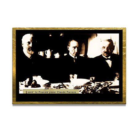 Gazi Mustafa Kemal Atatürk ÖZEL SERİ^# Miyrem  Design Cam Tablo Model: 723