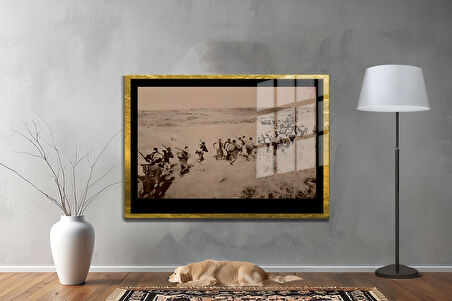 Gazi Mustafa Kemal Atatürk ÖZEL SERİ^# Miyrem  Design Cam Tablo Model: 725