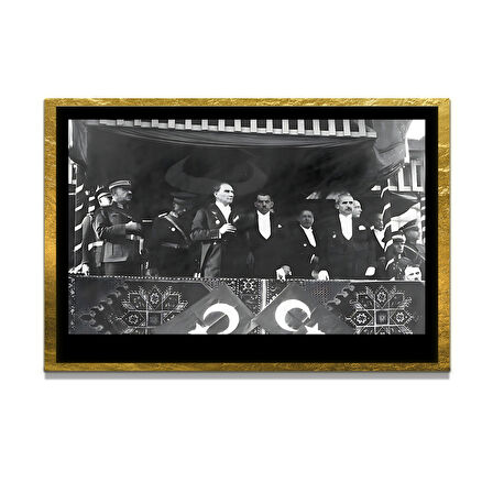 Gazi Mustafa Kemal Atatürk ÖZEL SERİ^# Miyrem  Design Cam Tablo Model: 742