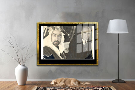 Gazi Mustafa Kemal Atatürk ÖZEL SERİ^# Miyrem  Design Cam Tablo Model: 752