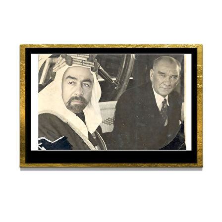 Gazi Mustafa Kemal Atatürk ÖZEL SERİ^# Miyrem  Design Cam Tablo Model: 752