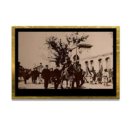 Gazi Mustafa Kemal Atatürk ÖZEL SERİ^# Miyrem  Design Cam Tablo Model: 761