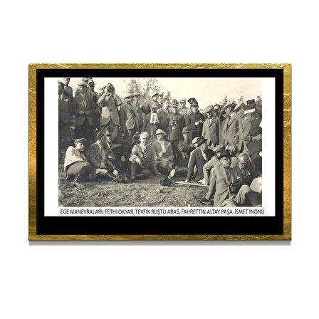 Gazi Mustafa Kemal Atatürk ÖZEL SERİ^# Miyrem  Design Cam Tablo Model: 770