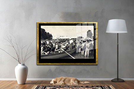 Gazi Mustafa Kemal Atatürk ÖZEL SERİ^# Miyrem  Design Cam Tablo Model: 772