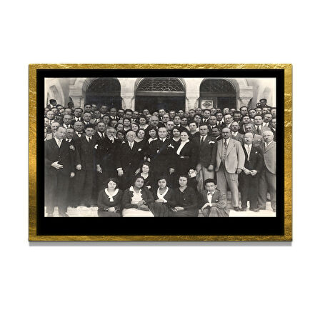 Gazi Mustafa Kemal Atatürk ÖZEL SERİ^# Miyrem  Design Cam Tablo Model: 775