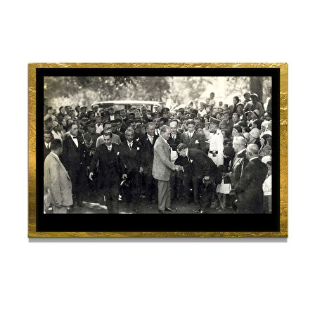 Gazi Mustafa Kemal Atatürk ÖZEL SERİ^# Miyrem  Design Cam Tablo Model: 777