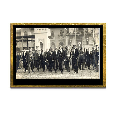 Gazi Mustafa Kemal Atatürk ÖZEL SERİ^# Miyrem  Design Cam Tablo Model: 784