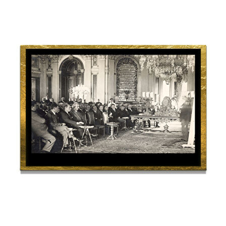 Gazi Mustafa Kemal Atatürk ÖZEL SERİ^# Miyrem  Design Cam Tablo Model: 788