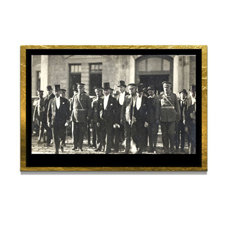 Gazi Mustafa Kemal Atatürk ÖZEL SERİ^# Miyrem  Design Cam Tablo Model: 789