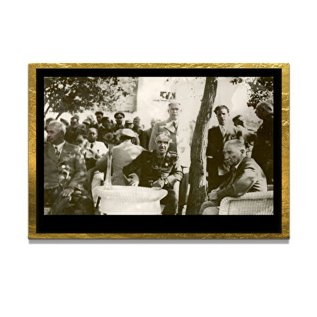 Gazi Mustafa Kemal Atatürk ÖZEL SERİ^# Miyrem  Design Cam Tablo Model: 795