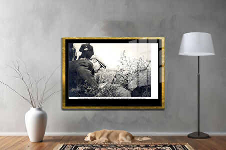 Gazi Mustafa Kemal Atatürk ÖZEL SERİ^# Miyrem  Design Cam Tablo Model: 797