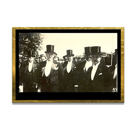 Gazi Mustafa Kemal Atatürk ÖZEL SERİ^# Miyrem  Design Cam Tablo Model: 800