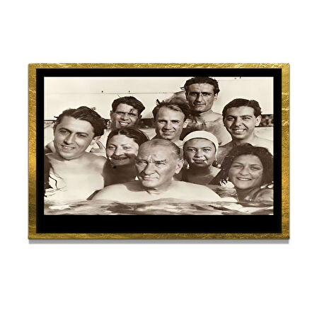 Gazi Mustafa Kemal Atatürk ÖZEL SERİ^# Miyrem  Design Cam Tablo Model: 807