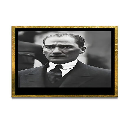 Gazi Mustafa Kemal Atatürk ÖZEL SERİ^# Miyrem  Design Cam Tablo Model: 817