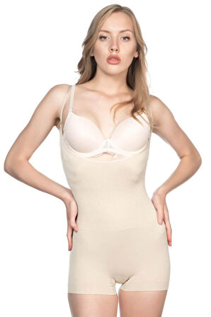 Göğsü Açık Kısa Paça Boy Korse 2058