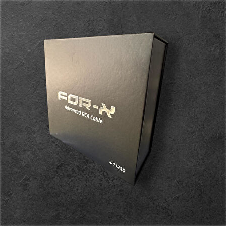 FOR-X X-1122Q PROFESYONEL RCA KABLO 5 METRE 2025 YENİ ÜRÜN