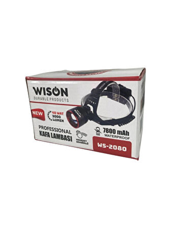 Wison WS-2080 Profesyonel Kafa Lambası 3000 Lümen 40 Watt