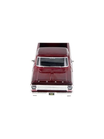 Motormax Motor Max Motormax 1969 Ford F-100 Pickup 1/24 Ölçek Bordo Model Araba