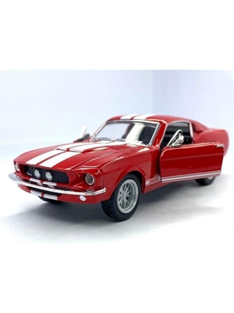 Kinsmart 1967 Ford Shelby Gt - 500 - Çek Bırak 5inch. Lisanslı Model Araba, Oyuncak Araba 1:38