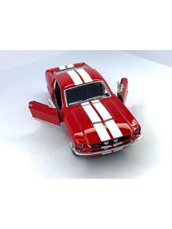 Kinsmart 1967 Ford Shelby Gt - 500 - Çek Bırak 5inch. Lisanslı Model Araba, Oyuncak Araba 1:38