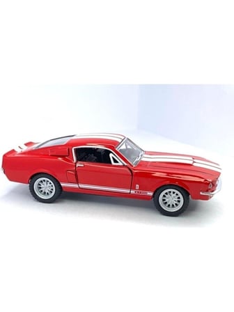 Kinsmart 1967 Ford Shelby Gt - 500 - Çek Bırak 5inch. Lisanslı Model Araba, Oyuncak Araba 1:38
