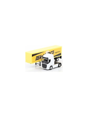 Welly 1:64 Ölçek Volvo Fh- Dorseli Tır Beyaz// Küçük Boy Ürün