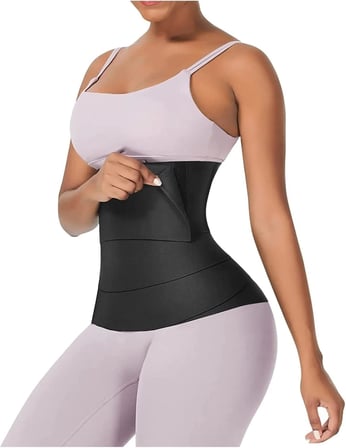 Zayıflatıcı Bele Dolamalı Kum Saati 3m Sarma Bel Korsesi Waist Trainer Inceltici.