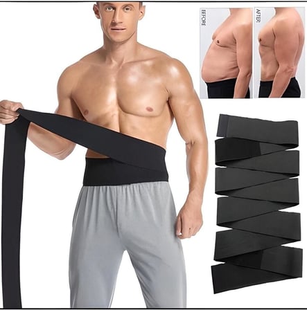Zayıflatıcı Bele Dolamalı Kum Saati 3m Sarma Bel Korsesi Waist Trainer Inceltici.