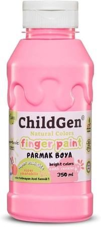 Süper Yıkanabilir Parmak Boya 350ml - Pembe