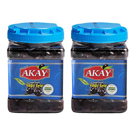 Akay Zeytin Jumbo Yağlı Sele 1 Kg (230-260 Kal) x 2 Adet