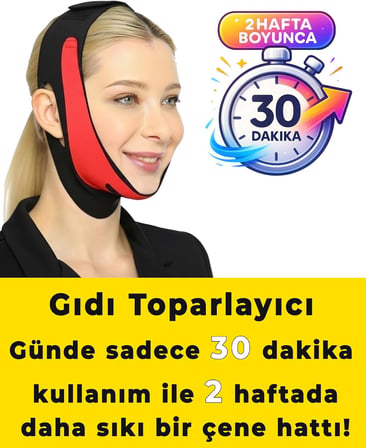 Yüz Korsesi Çene Boyun Bandı, Horlama Önleyici ve Gıdı Toparlayıcı Maske, Unisex -