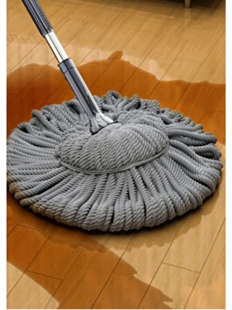 Foren 112 CM 3 Parça Kendinden Sıkmalı Bükümlü Yedek Bezli  Paspas Seti