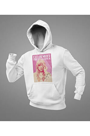 Unisex The Eras Tour Şarkıcı Taylor Swift Baskılı Oversize Hoodie