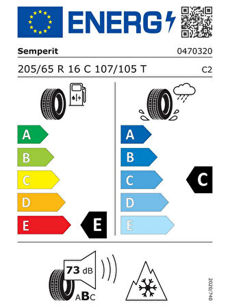 SEMPERIT 205/65R16C 107/105T VANGRIP 3 2025 KIŞ LASTİĞİ
