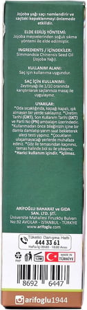 Jojoba Yağı 20ml | Jojoba Oil 20ml.%100 Saf