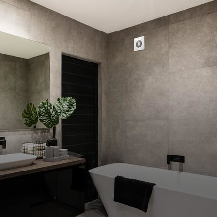 Banyo ve Tuvalet Aspiratörü 100/4" (100lük - 10cm)