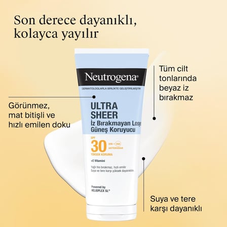 Neutrogena Ultra Sheer Nemlendirici Güneş Koruyucu Losyon SPF30 200 ml