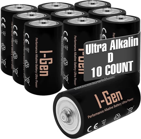 Batteries LR20 Ultra Alkalin D Boy Pil 1.5V Büyük Boy Pil (2, 2'li Paket)