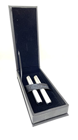 Premium Dolma ve Roller Kalem, Deri Kutuda