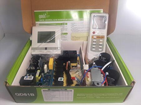 Klima İnverter Akıllı Kart | DCAC 18000–24000 BTU Uyumlu (QD81B – 25180155)