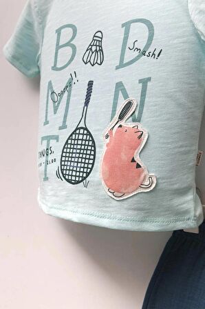 Bebek Badminton Cotton 2'li Takım