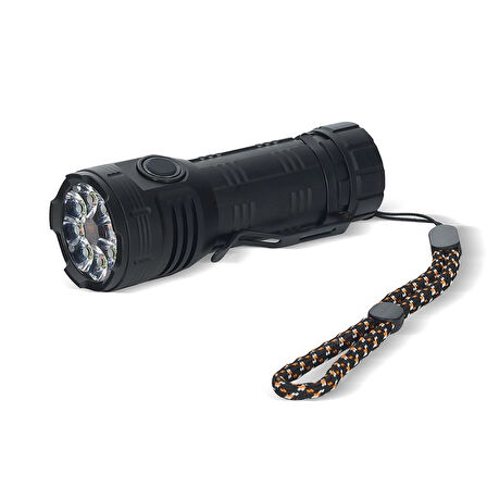 Watton WT-623 Güçlü LED El Feneri CREE Q8- XPG 8+1 6000 Lümen