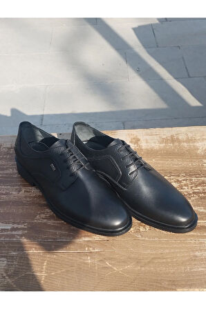 Erkek Yazlık Kundura İç Dış Hakiki Deri Poli Hafif Taban Bağlı