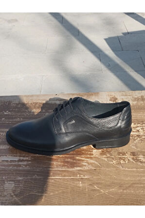 Erkek Yazlık Kundura İç Dış Hakiki Deri Poli Hafif Taban Bağlı