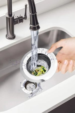 Paslanmaz Çelik Lavabo Süzgeci, 11.5 cm, Büyük Boy, Evye Süzgeci, Amerikan Lavabo Süzgeci