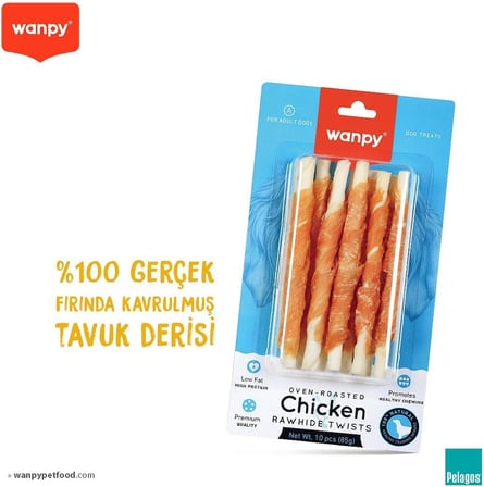 Tavuk Sargılı Çiğneme Çubukları 85 g, Köpek Ödülü