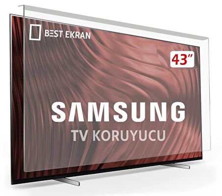 SAMSUNG 43CU7000 TV EKRAN KORUYUCU - Samsung 43" inç 108 Ekran Koruyucu 43" CU7000