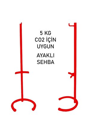 5 kg CO2 için Uygun Ayaklı Sehpa Yangın Güvenlik Ekipmanı Yangın Tüpü Ev Araç İş Yeri için