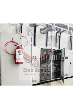 2 kg Pano İçi Otomatik Yangın Söndürme Sistemi Elektrik Panosu Araç Garaj